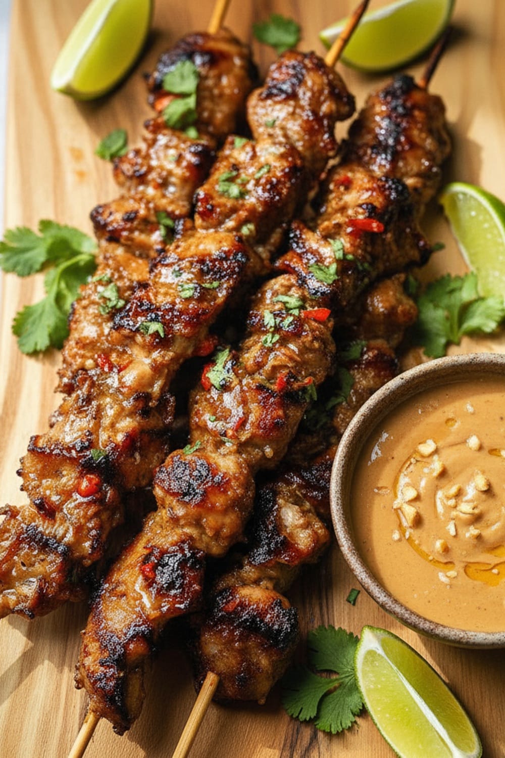 Grilled Thai Coconut Chicken Skewers