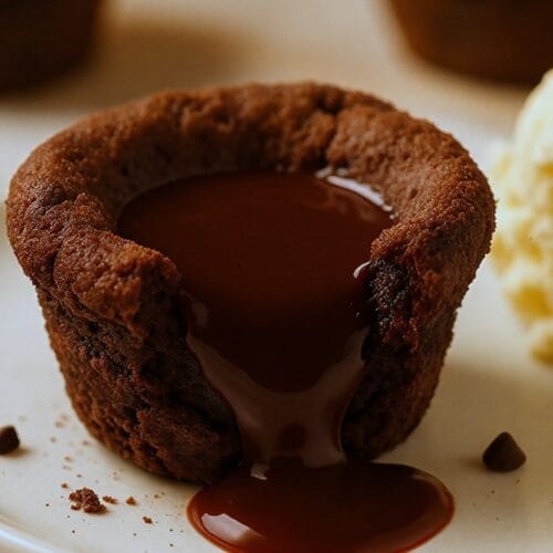Easy & Yummy Chocolate Lava Cookies Cups