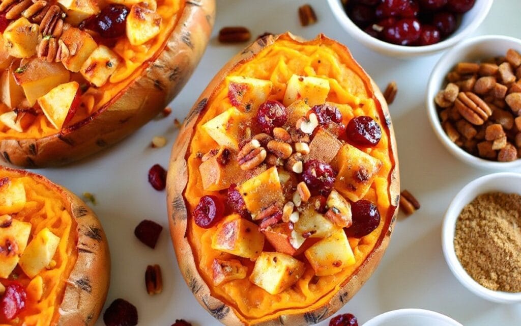 cranberry apple twice baked sweet potato_recipe