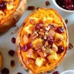 cranberry apple twice baked sweet potato_recipe