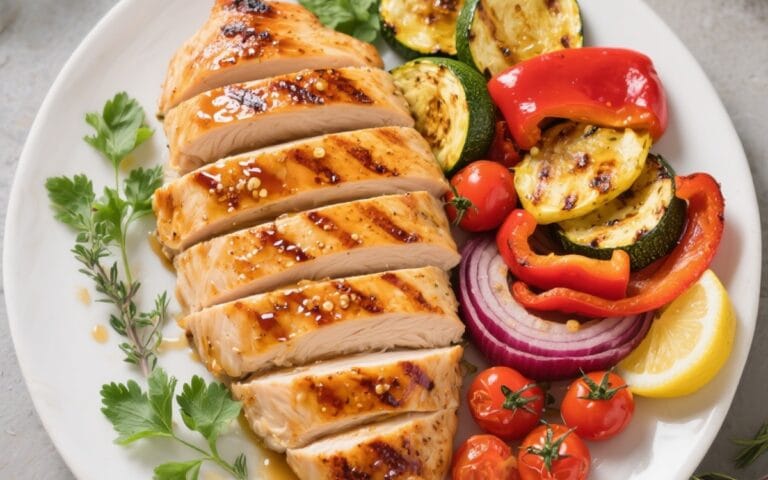grilled chicken with roasted vegetables_recipe