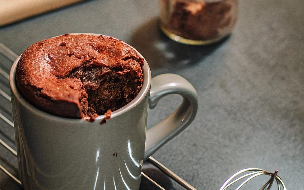 3-Ingredient Nutella Mug Cake
