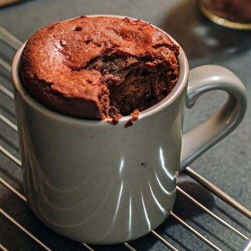 3-Ingredient Nutella Mug Cake