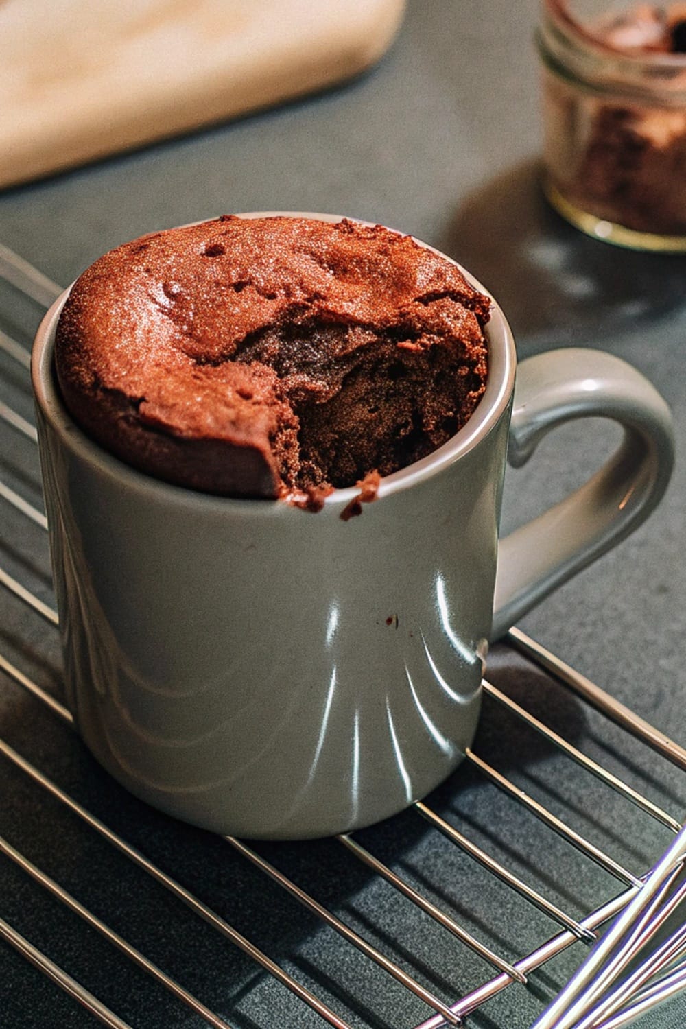 3-Ingredient Nutella Mug Cake