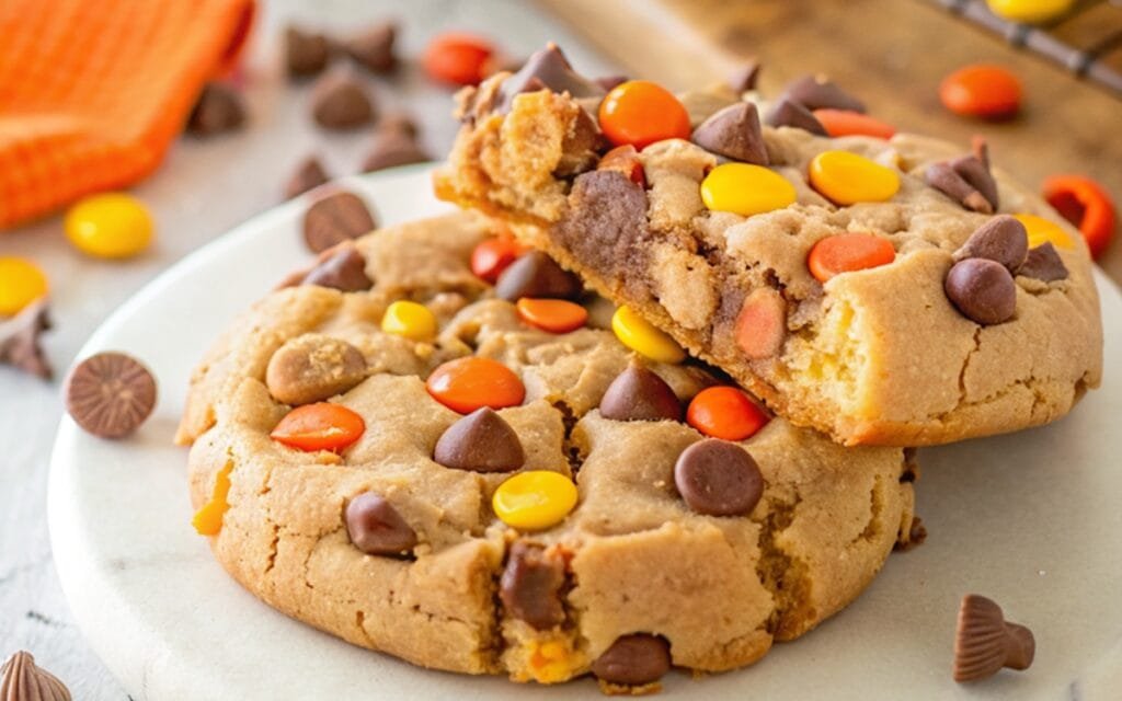 BIG REESE’S PEANUT BUTTER COOKIES Mouth Watering!