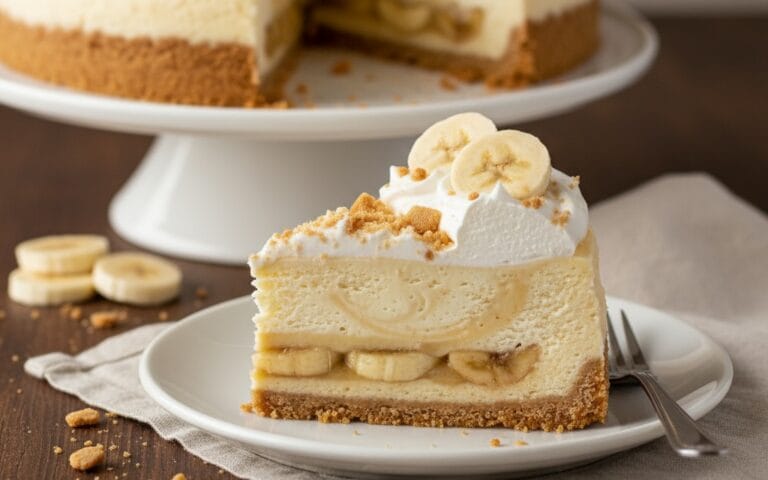 Banana Pudding Cheesecake Super Easy!
