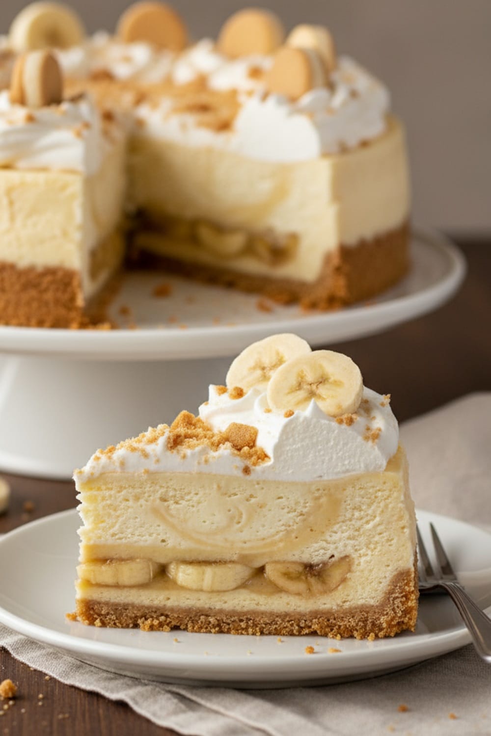 Banana Pudding Cheesecake Super Easy!