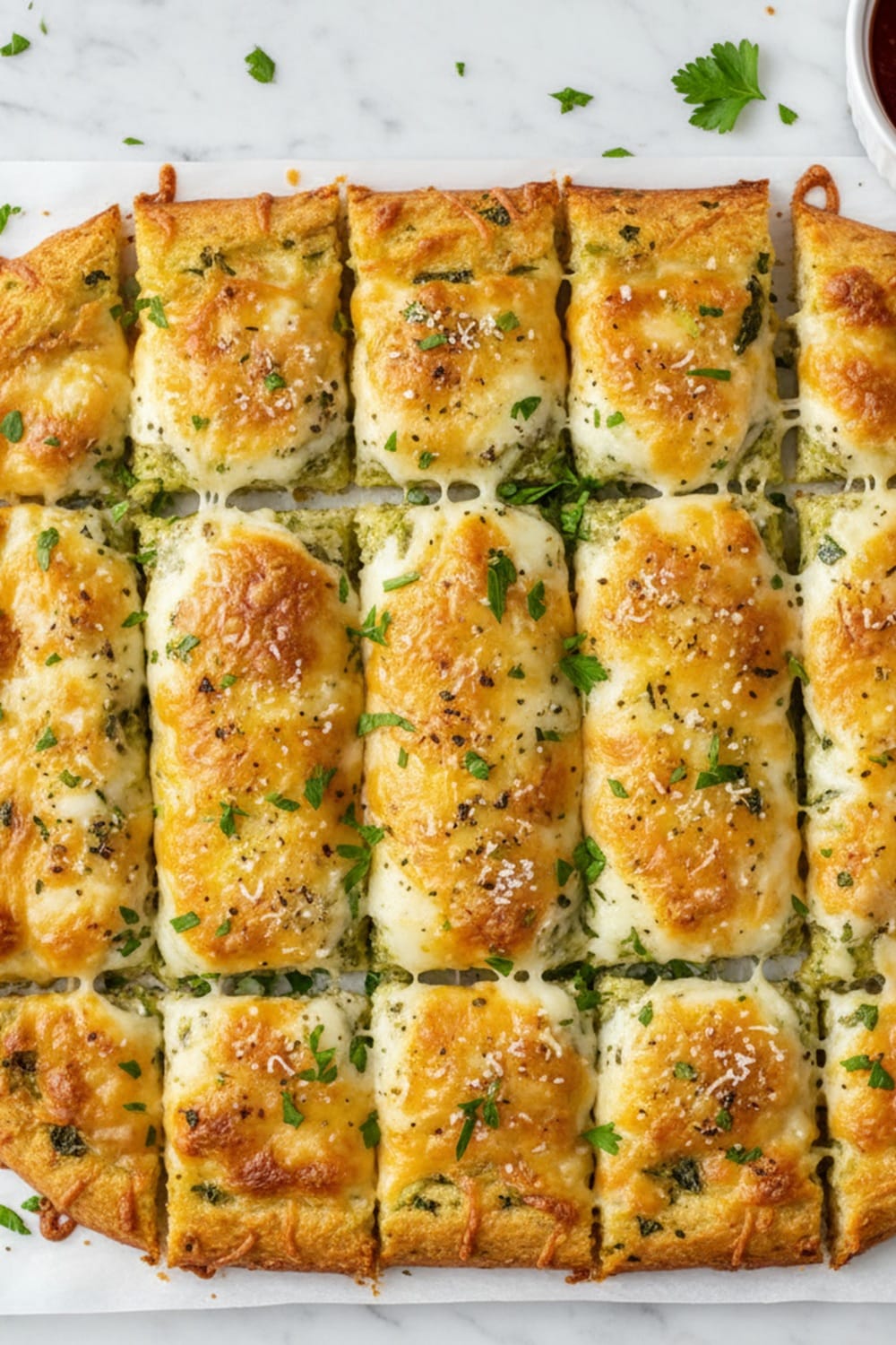 Cheesy & Garlicky Cheesy Zucchini Breadsticks So EASY to Make!