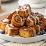 Cinnamon Roll French Toast Bites Mouth Watering!