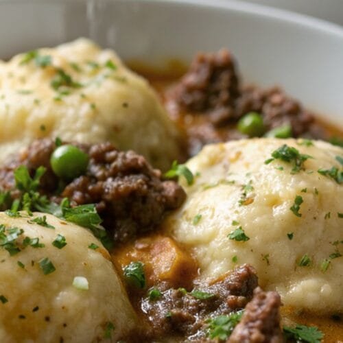 Comforting Ground Beef and Dumplings – One-Pot Classic Delicious