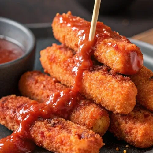 Quick & Easy Nashville Hot Mozzarella Sticks Recipe