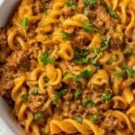 Mouth Watering! One-Pot Vegan Hamburger Helper Cheeseburger Pasta