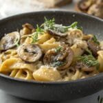Orecchiette with Easy & Delicious! Mushroom Thyme Sauce