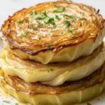 Crispy & Garlicky Oven Roasted Garlic Cabbage Steaks