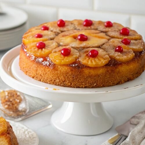 Moist & Flavorful Pineapple Upside Down Cake