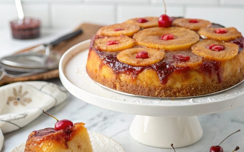 Moist & Flavorful Pineapple Upside Down Cake