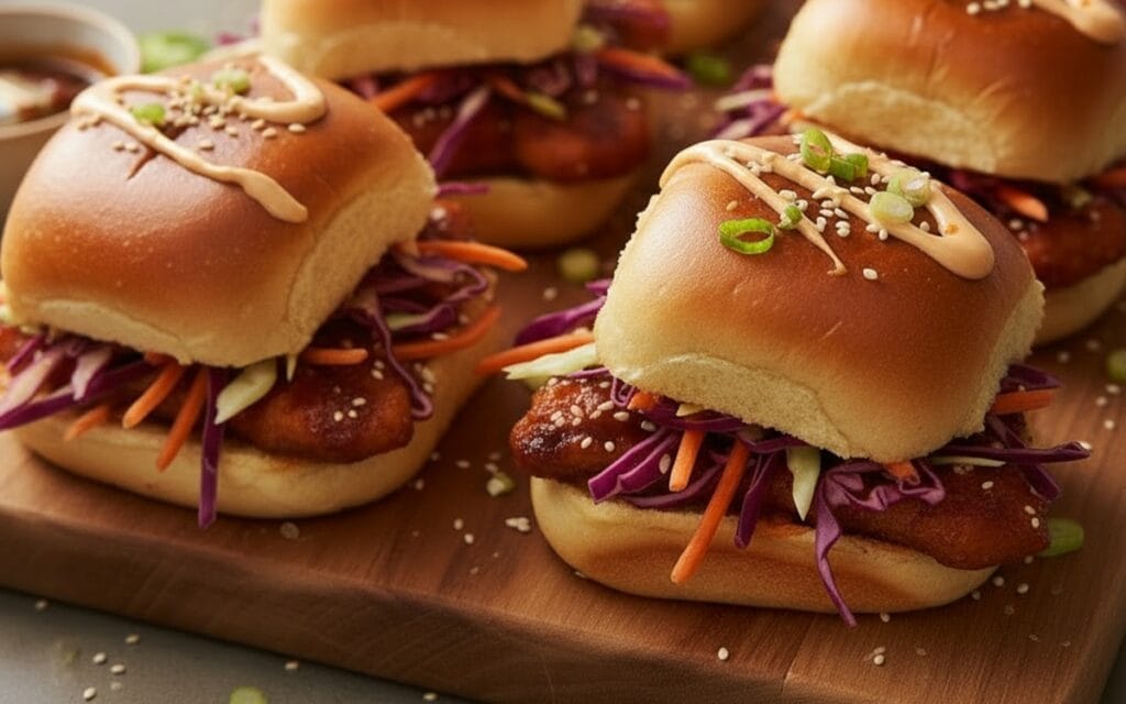 Juicy & Flavorful Spicy Teriyaki Chicken Sliders