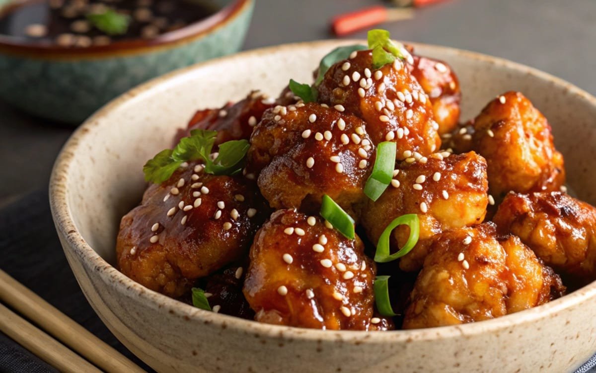 Quick & Easy Sticky Sesame Cauliflower