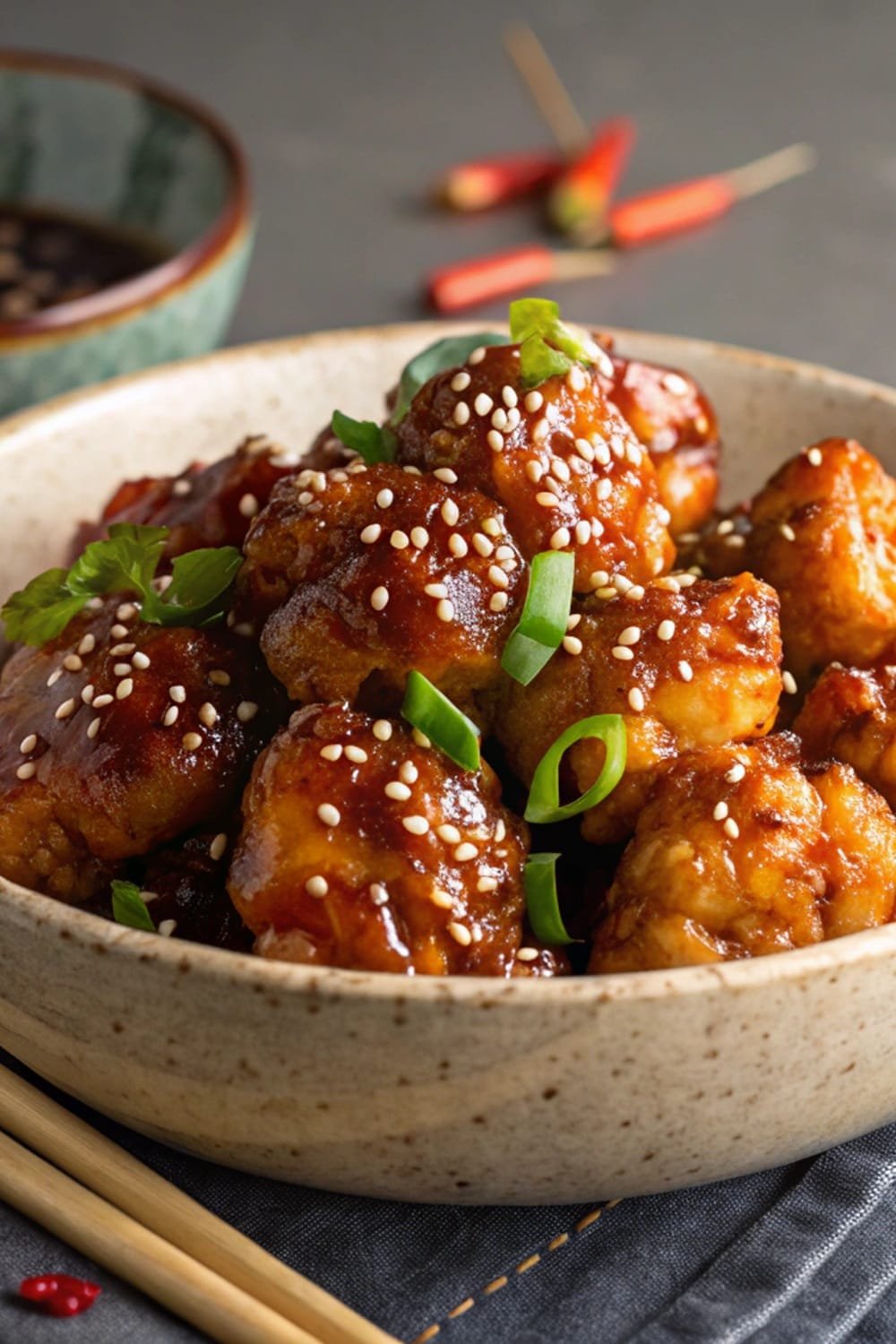 Quick & Easy Sticky Sesame Cauliflower