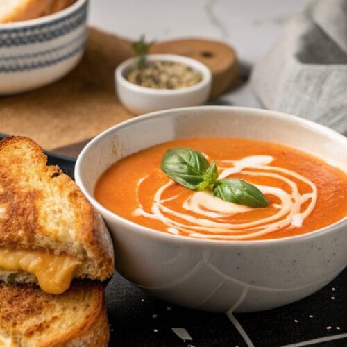 Ultimate Grilled Cheese with Tomato Soup