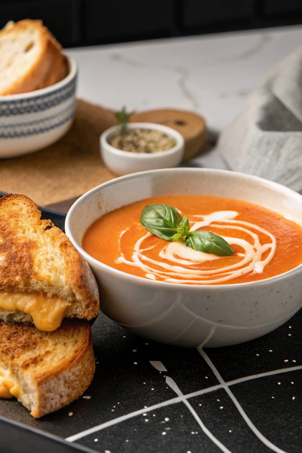 Ultimate Grilled Cheese with Tomato Soup