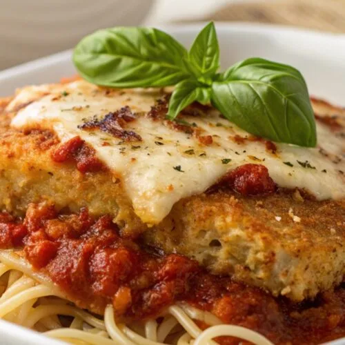 Crunchy & Cheesy Vegan Tofu Parm