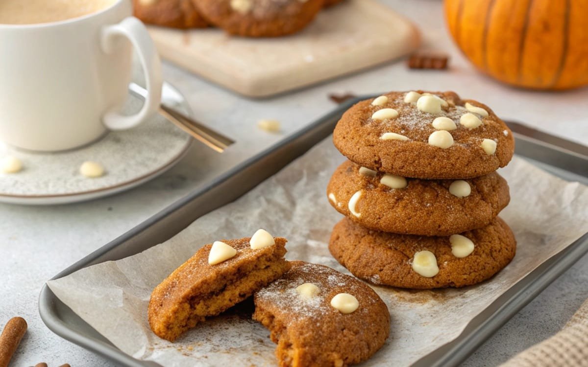 White Chocolate Pumpkin Easy & Delicious! Snickerdoodles